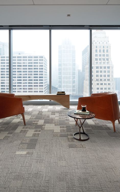 Geisha Gather: Embodied Beauty Collection Carpet Tile by Interface